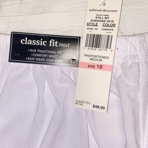 NWT white pants